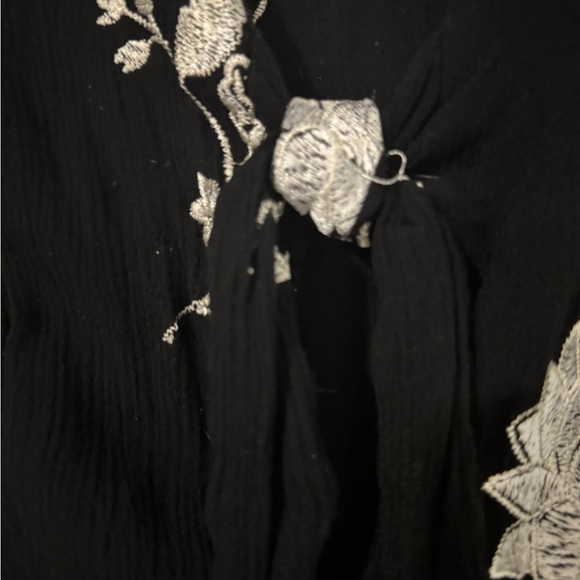 Black Floral Embroidered Skater Dress 🖤 - Picture 3 of 11